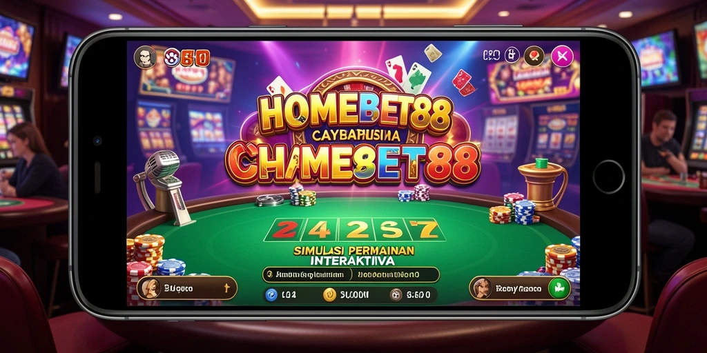Tampilan gameplay HOMEBET88 yang menarik dan interaktif.