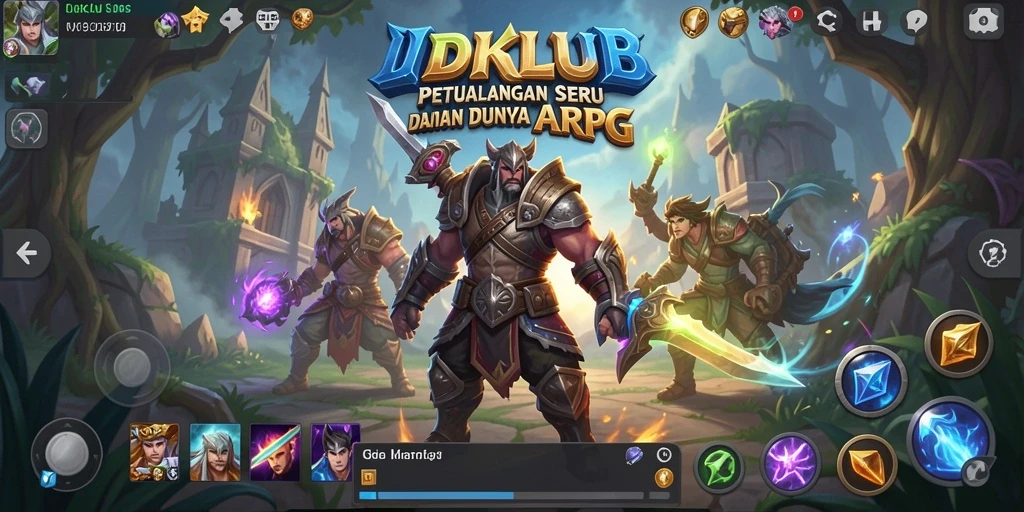 Tampilan gameplay menakjubkan di IDKLUB dengan aksi petualangan yang mendebarkan.