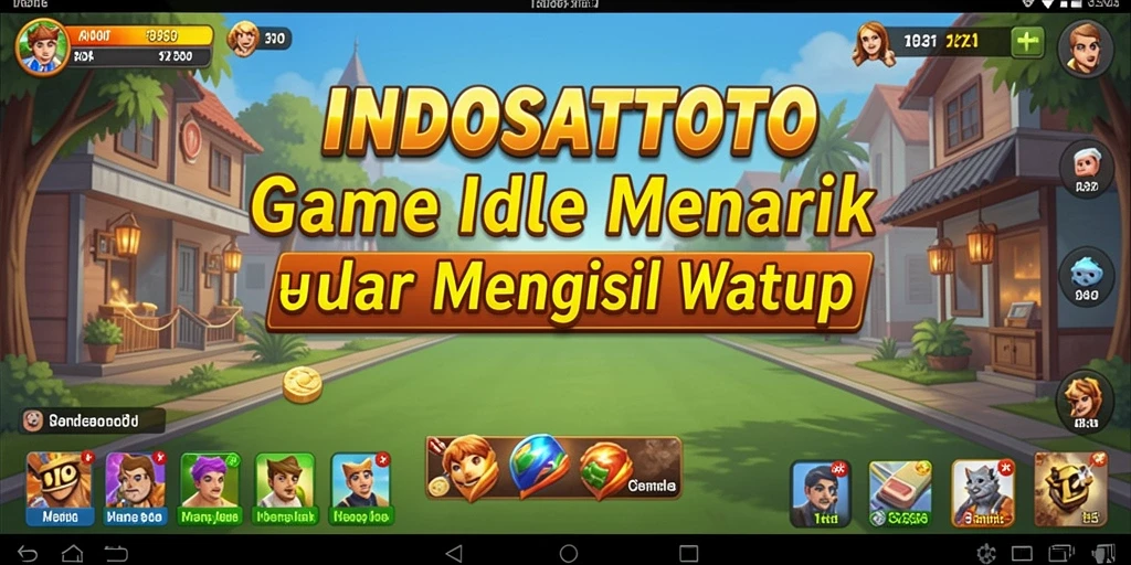 Screenshot gameplay INDOSATTOTO menampilkan pengalaman Idle yang santai dan menghibur.