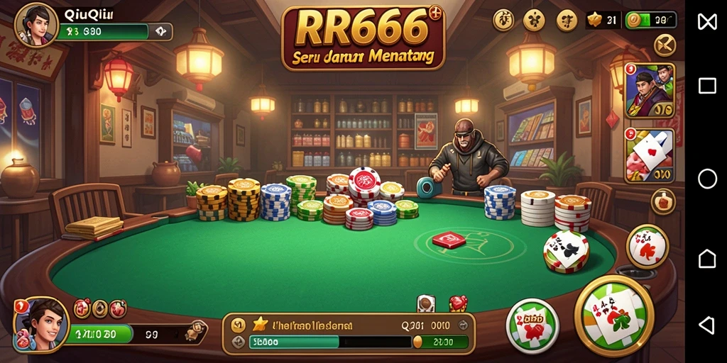 Screenshot gameplay QiuQiu di RR666 yang seru dan kompetitif.